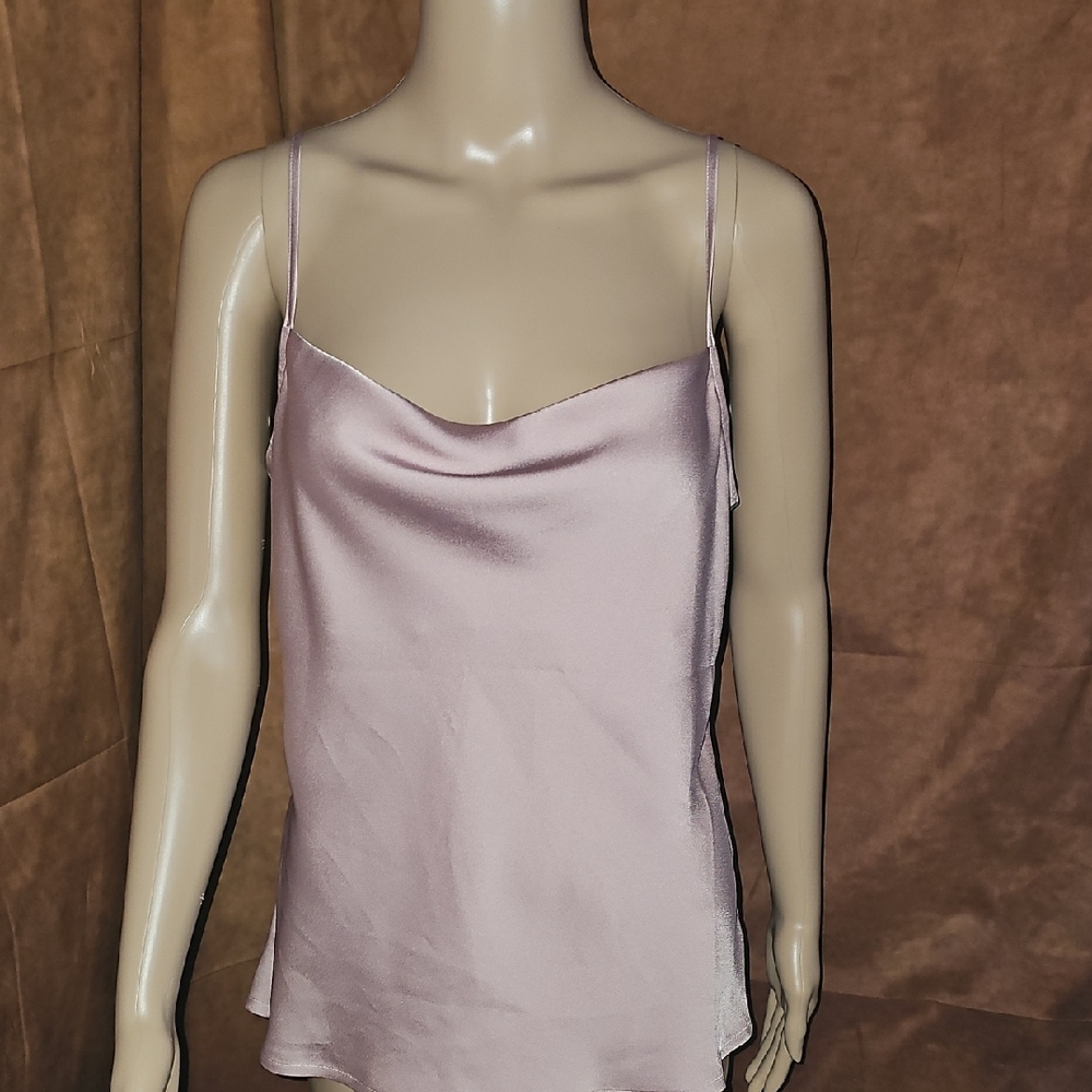 Express Satin Camisole in Light Pink